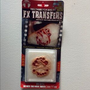 Tinsley FX Transfers zombie bite make effects  Halloween costume makeup